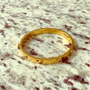 Tory Burch Logo Stud Bangle